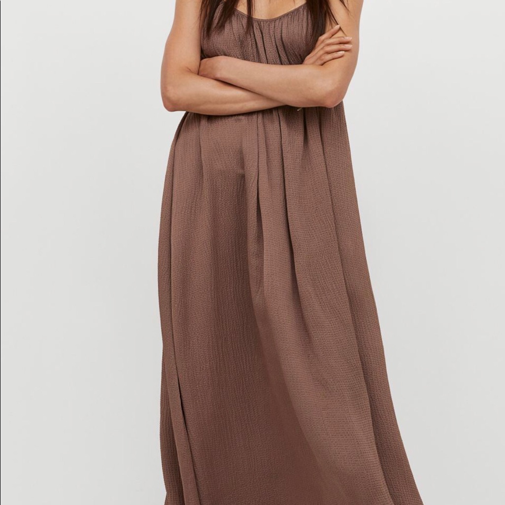 hm silk blend dress H&M Conscious Exclusive Silk-blend Dress Size 2